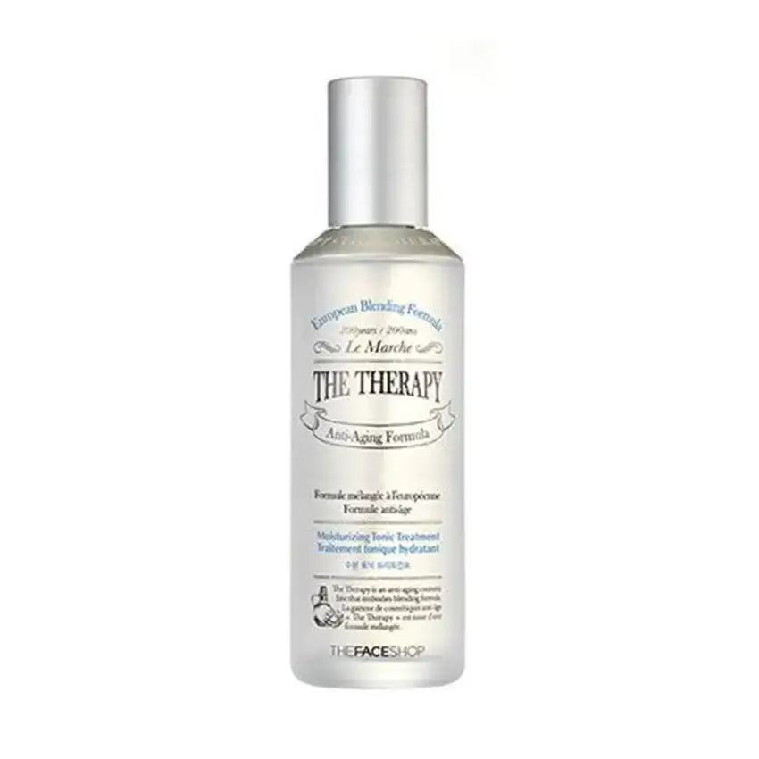 The Therapy Anti-Aging Formula by THEFACESHOP — hydrating toner with European blending for radiant skin