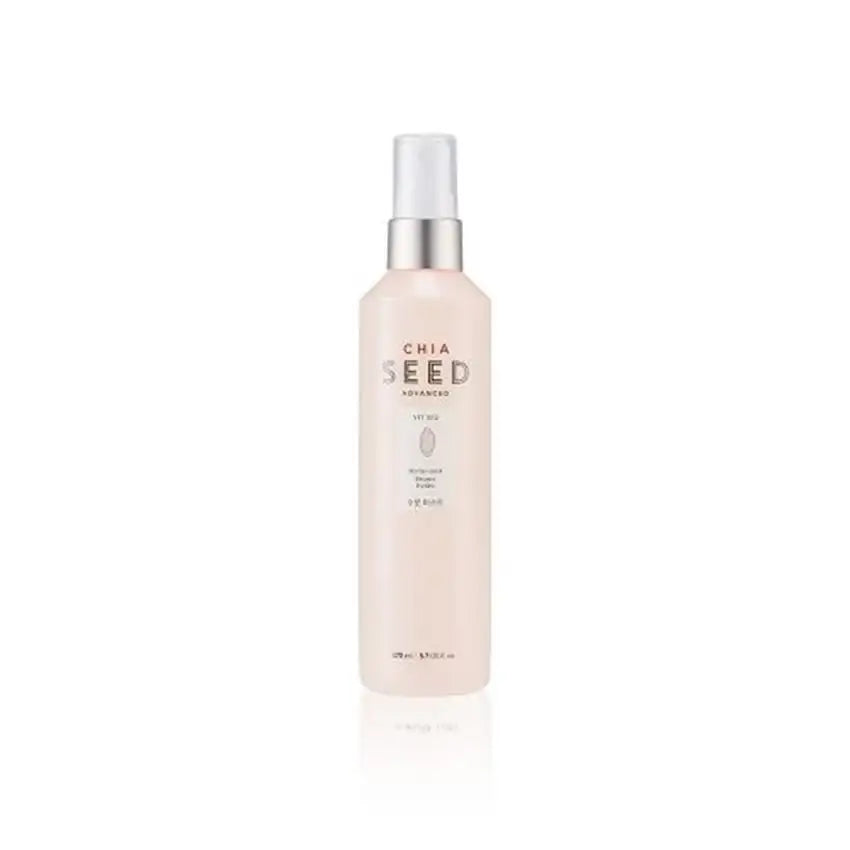 Chia Seed Advanced mist spray for hydration and radiant skin, minimalist beauty product