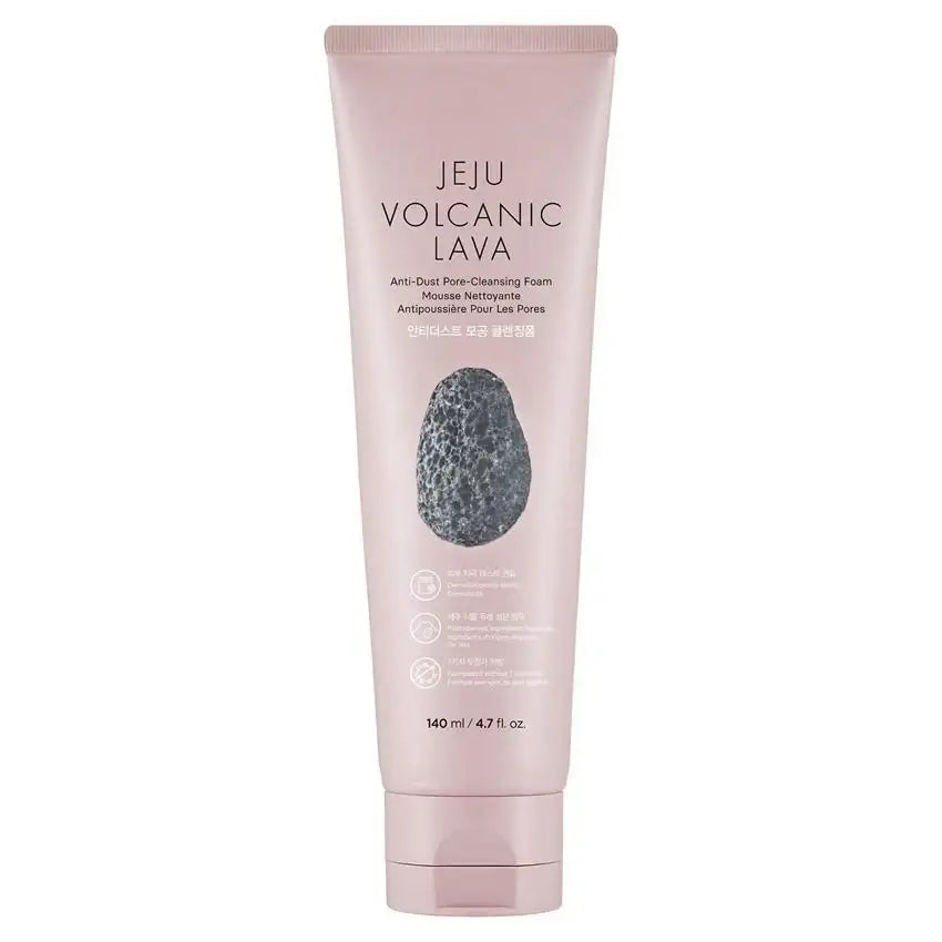 Jeju Volcanic Lava Anti-Dust Pore-Cleansing Foam for radiant skincare routine