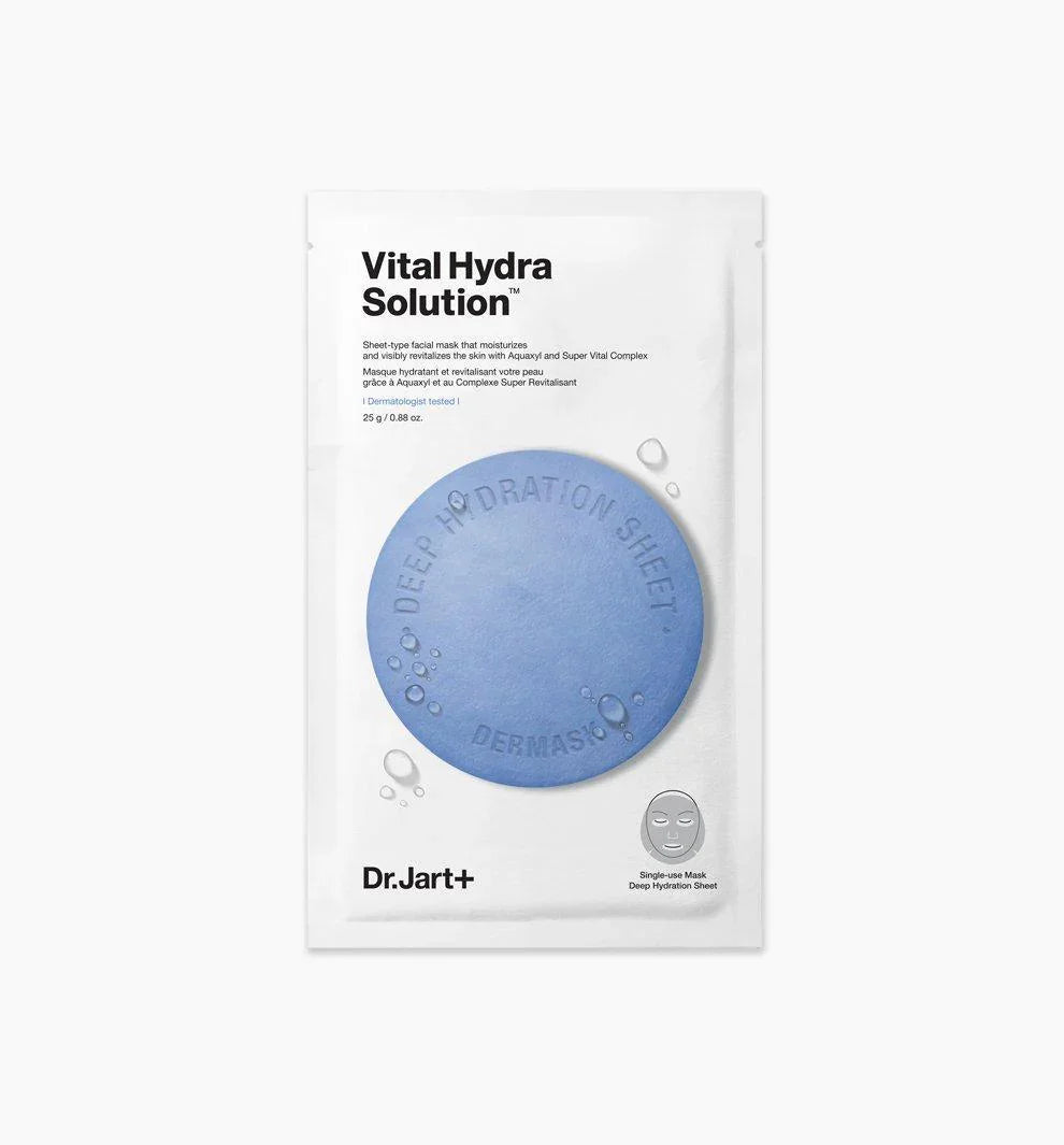 Dr.Jart+ Vital Hydra Solution deep hydration sheet mask for moisturizing and revitalizing skin