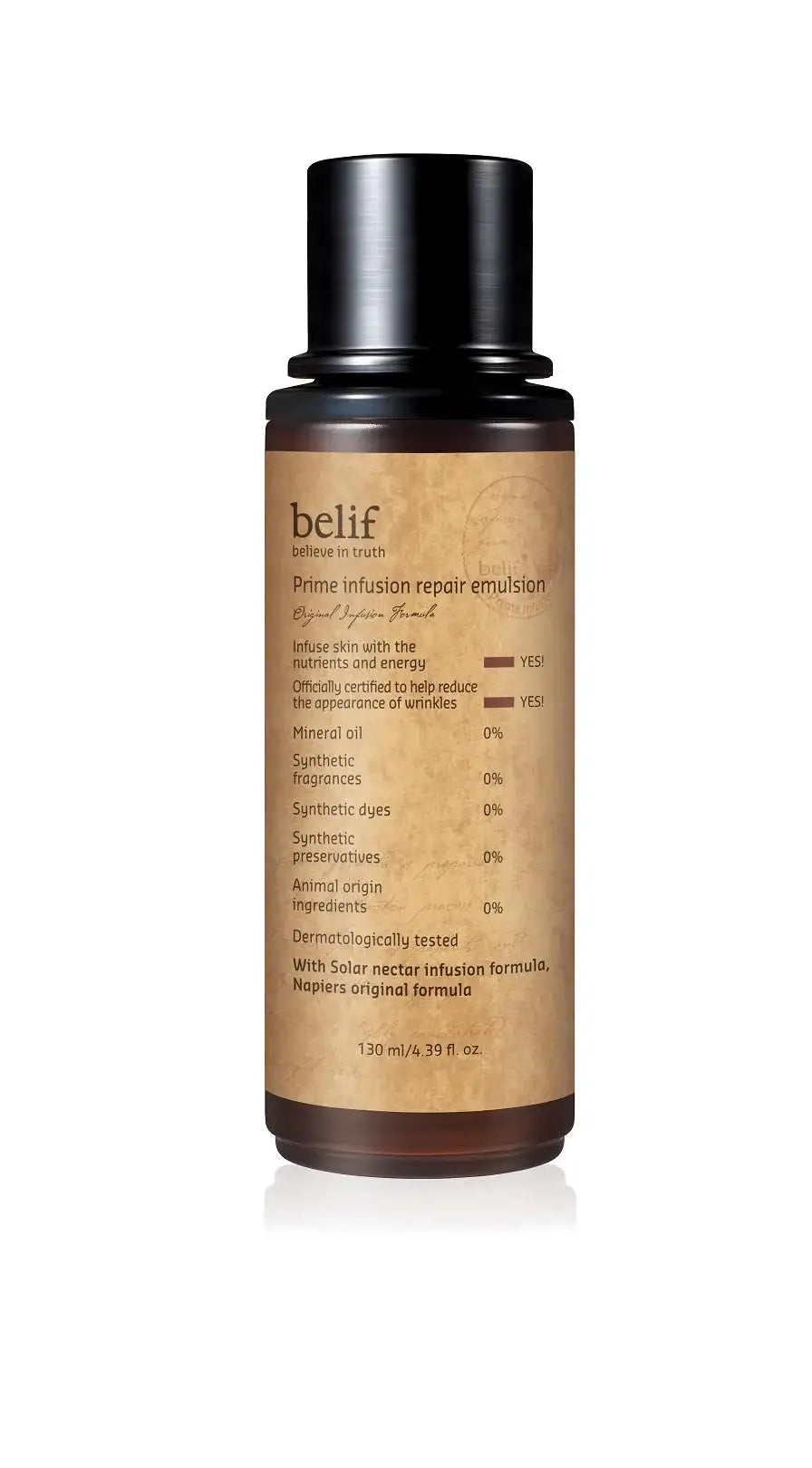 Belif Prime infusion repair emulsion 130ml — Anti-Wrinkle Moisturizer — product view