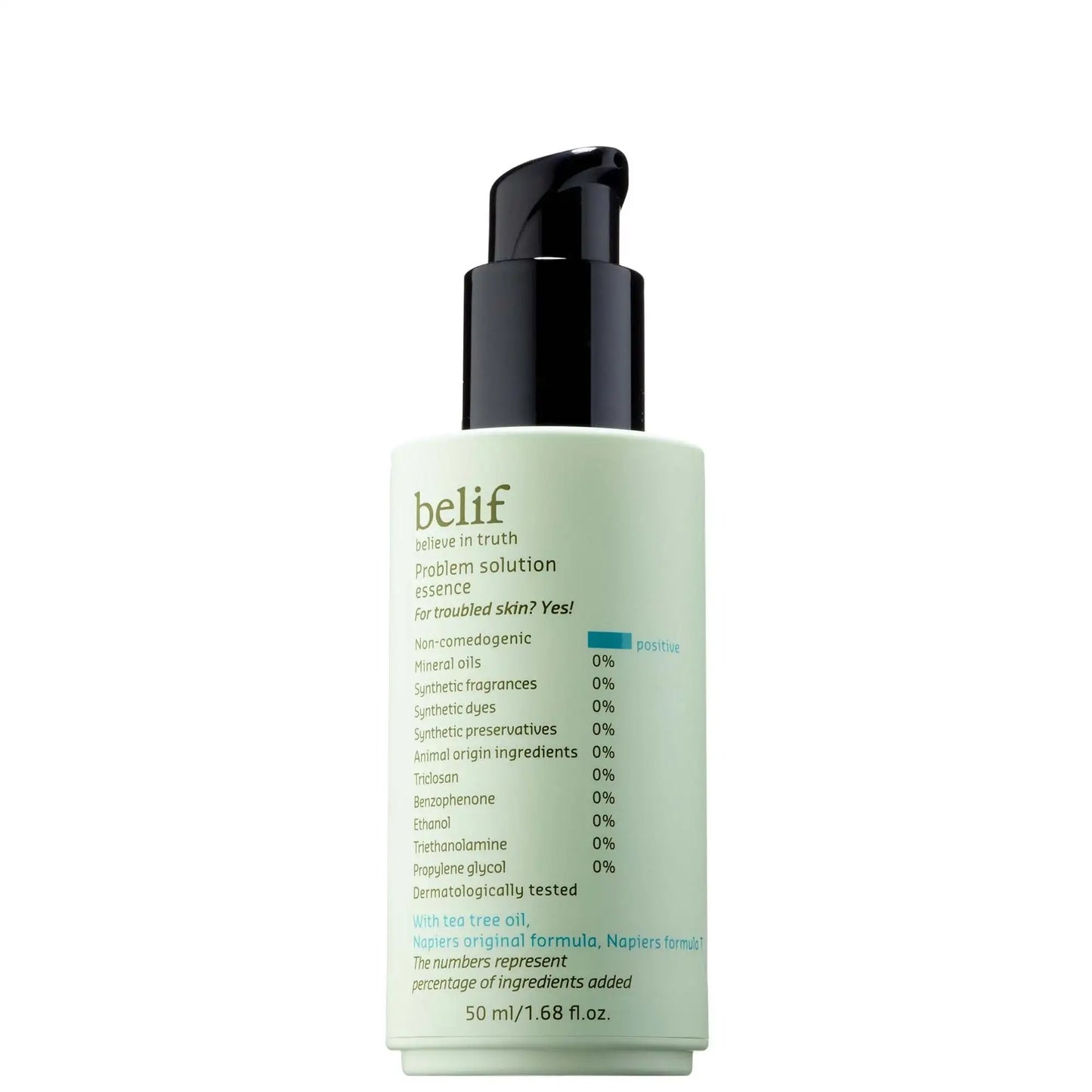Belif Problem solution vegan essence 50ml — Facial Essence — product view