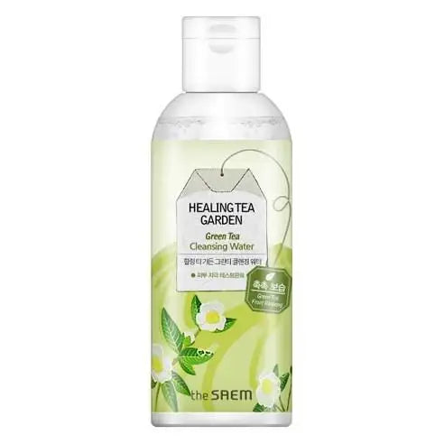 The Saem Healing Tea Garden Green Tea Cleansing Water 300ml Korean beauty product image 2