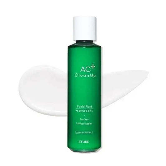 Etude House AC Clean Up Facial Fluid 180ml Korean beauty product image 2