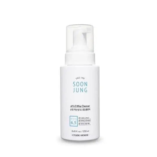 Etude House SoonJung pH 6.5 Whip Cleanser 250ml Korean beauty product image 3