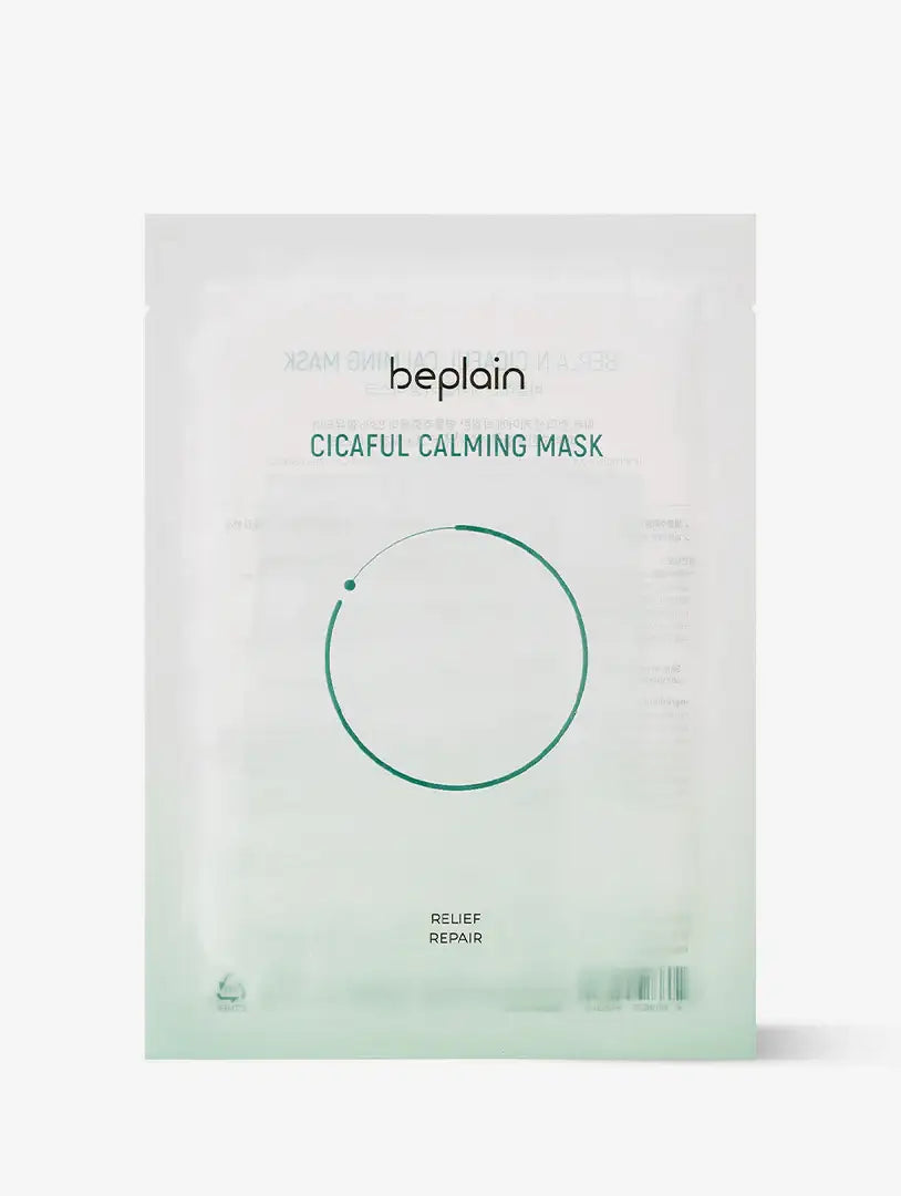 Beplain Cicaful Calming Mask 10pcs — Sheet Mask — product view