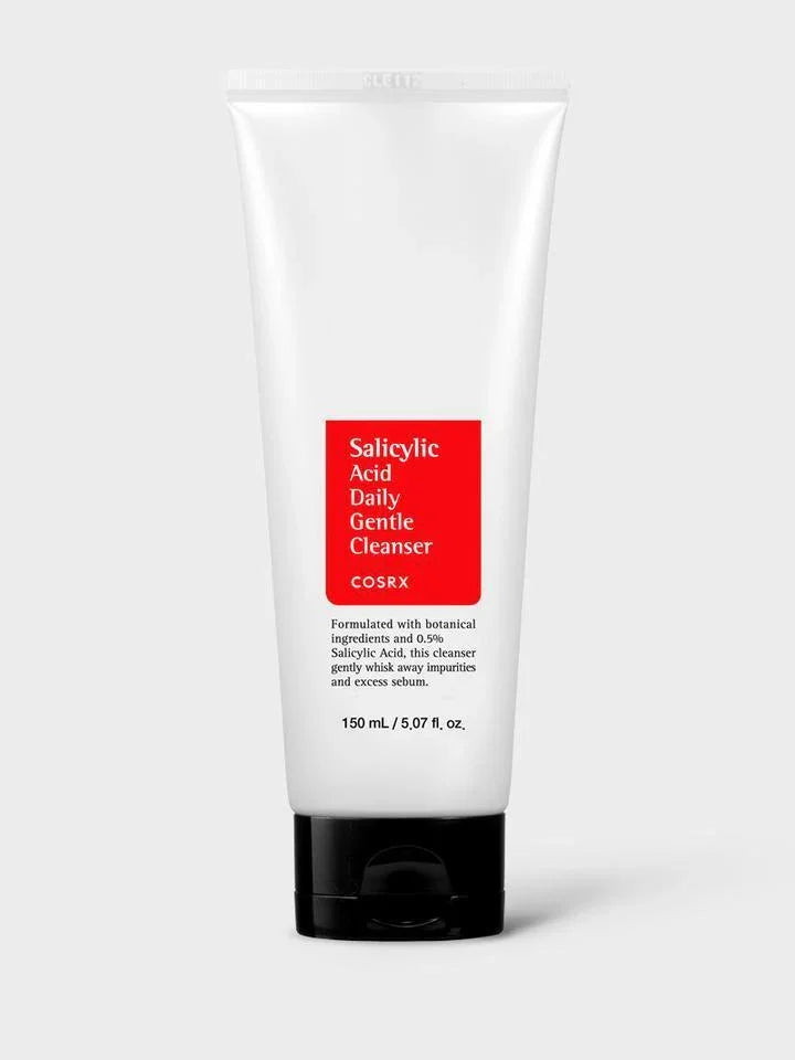 Salicylic Acid Daily Gentle Cleanser with botanical ingredients for impurity removal and radiant skin care routine