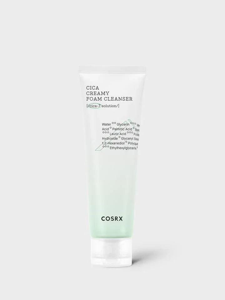 Cica Creamy Foam Cleanser by COSRX – gentle skincare with cica-7 solution for soothing, radiant skin