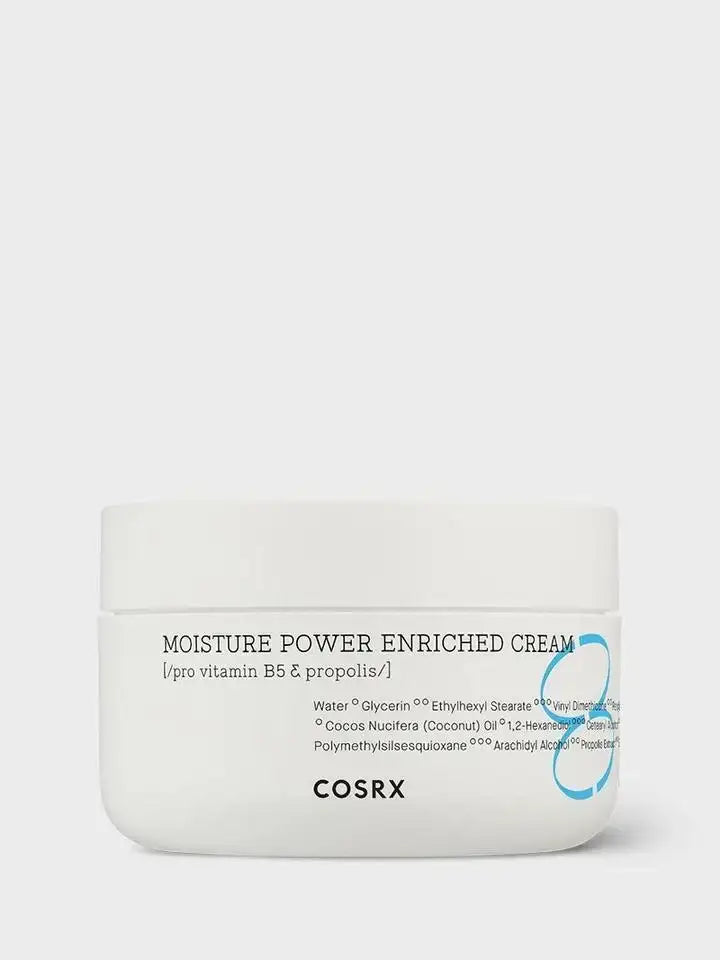 COSRX Moisture Power Enriched Cream with pro vitamin B5 & propolis for hydrated, radiant skin