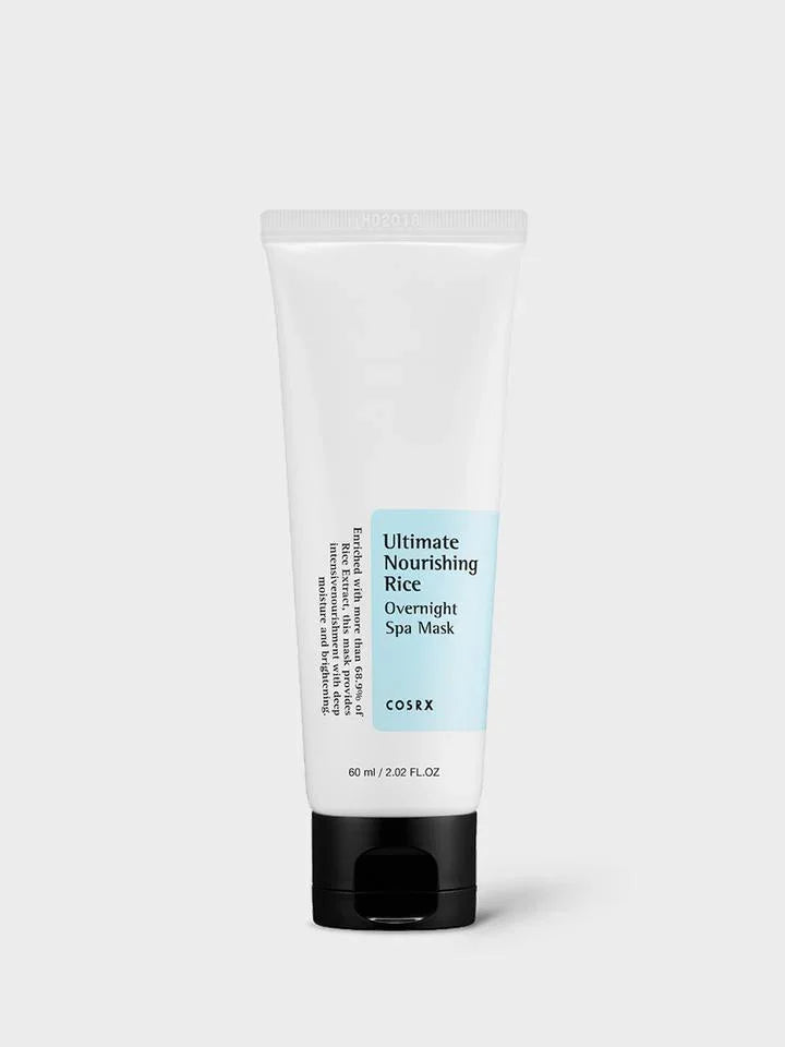 COSRX Ultimate Nourishing Rice Overnight Spa Mask for radiant skin hydration and wellness