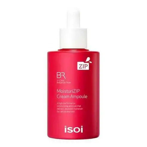 isoi Bulgarian Rose MoisturiZIP Cream Ampoule 70ml Korean skincare product image 1