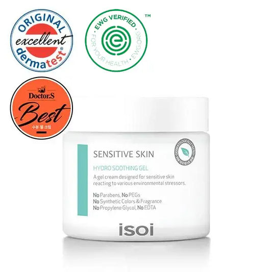 isoi Sensitive Skin Hydro Soothing Gel 80ml Korean skincare product image 2