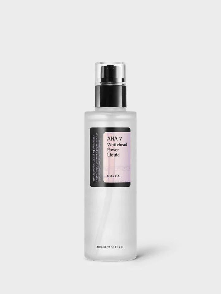 COSRX AHA 7 Whitehead Power Liquid exfoliating skincare essence for clear, radiant complexion