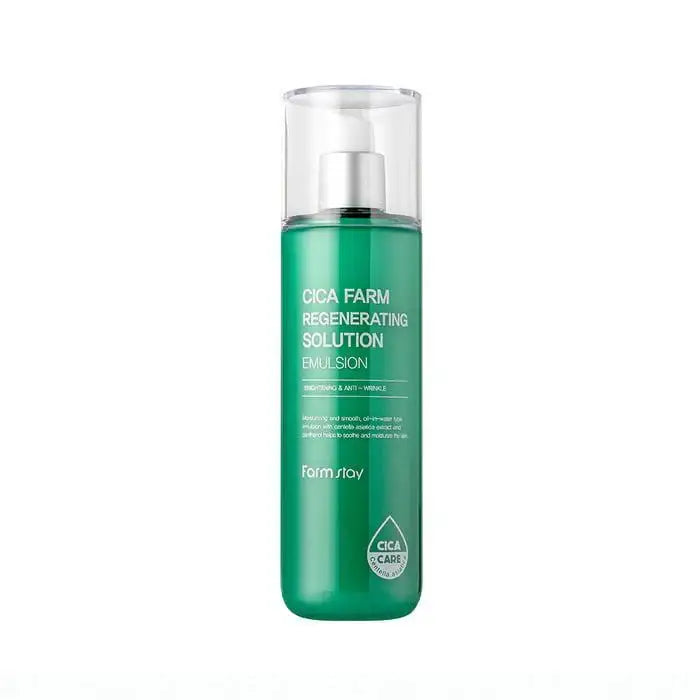 Farmstay Cica Farm Regenerating Solution Emulsion 200ml Korean skincare product image 1
