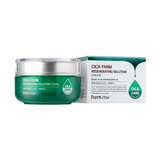 Farmstay Cica Farm Regenerating Solution Cream 50ml Korean skincare product image 2