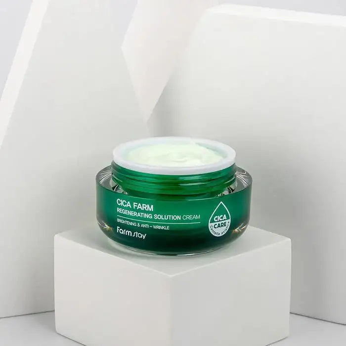 Farmstay Cica Farm Regenerating Solution Cream 50ml Korean skincare product image 4