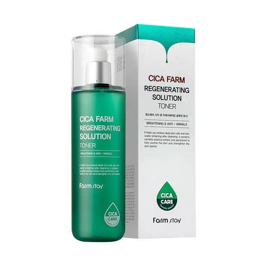 Farmstay Cica Farm Regenerating Solution Toner 200ml Korean skincare product image 2