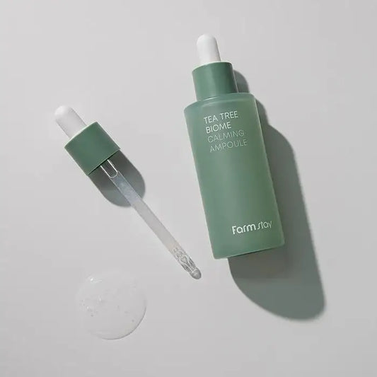 Farmstay Tea Tree Biome Calming Ampoule 50ml Korean skincare product image 2