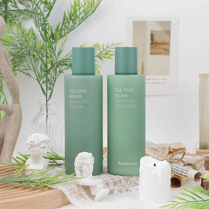 Farmstay Tea Tree Biome Calming Emulsion 200ml Korean skincare product image 5