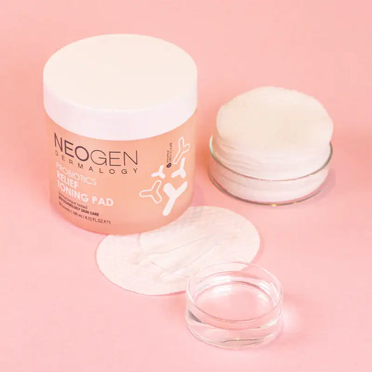 NeoGen DERMALOGY PROBIOTICS RELIEF TONING PAD (50 PADS) Korean product view 2