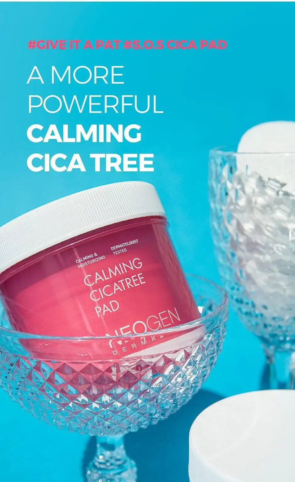 NeoGen DERMALOGY CALMING CICA TREE PAD 150ML (90 PADS) Korean product view 5