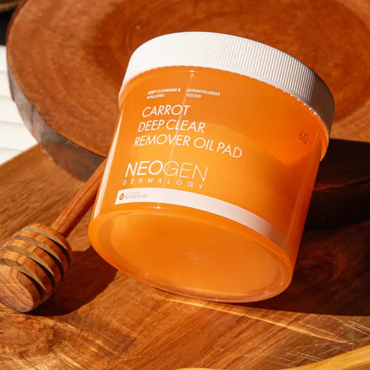 NeoGen DERMALOGY CARROT DEEP CLEAR OIL PAD 150ML (60 PADS) Korean product view 2