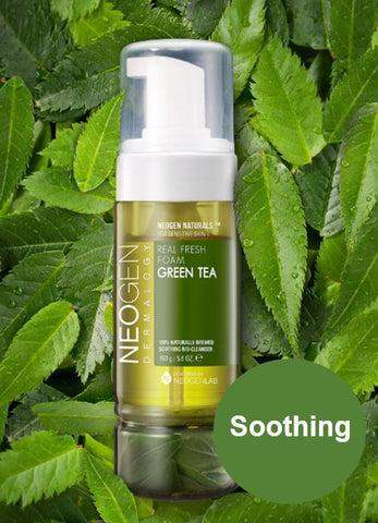 NeoGen DERMALOGY REAL FRESH FOAM CLEANSER GREEN TEA 160G Korean product view 5