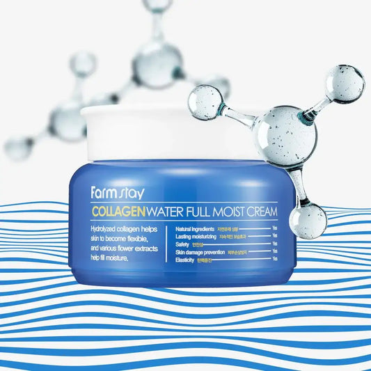 Farmstay Collagen Water Full Moist Cream - 100g Korean skincare product image 2