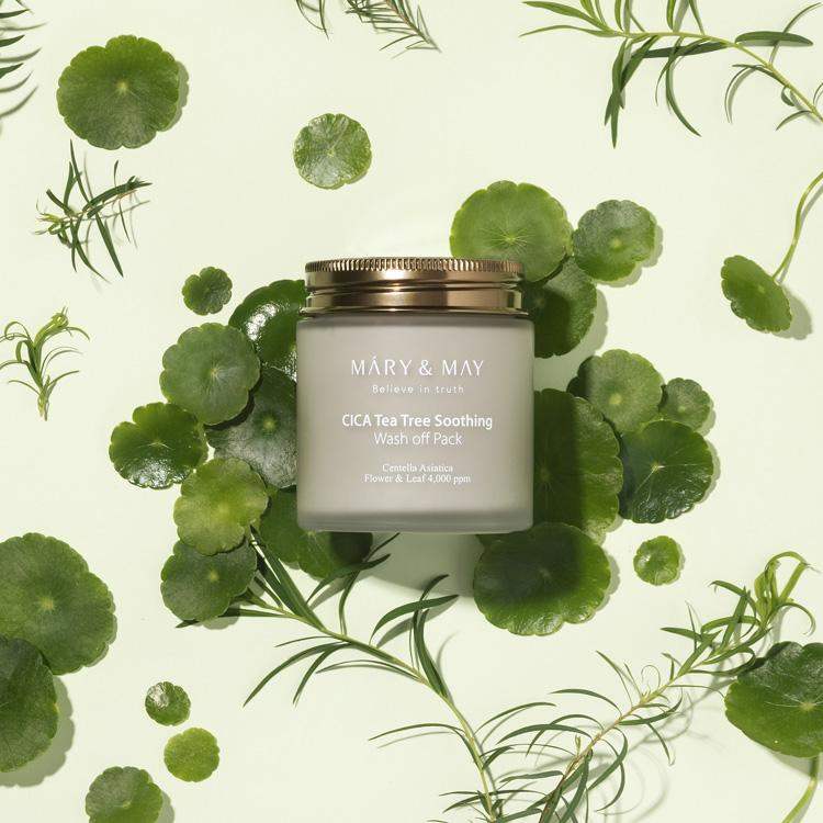 Mary&May CICA TeaTree Soothing Wash off Pack 125g Korean product view 3