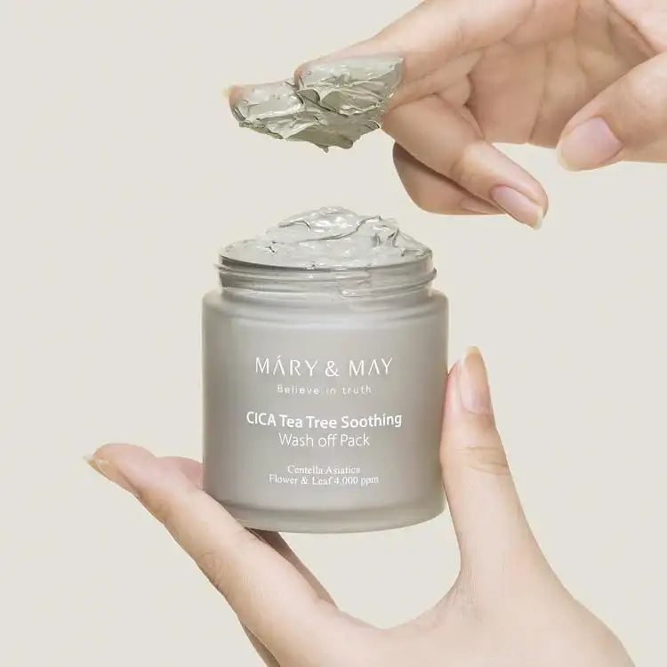 Mary&May CICA TeaTree Soothing Wash off Pack 125g Korean product view 4
