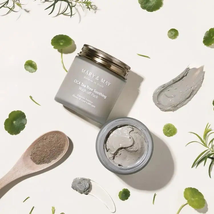 Mary&May CICA TeaTree Soothing Wash off Pack 125g Korean product view 6