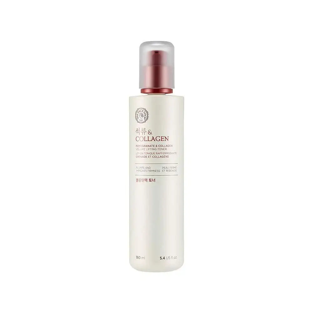 The Face Shop POMEGRANATE AND COLLAGEN VOLUME LIFTING TONER 160ml Korean beauty product image 1