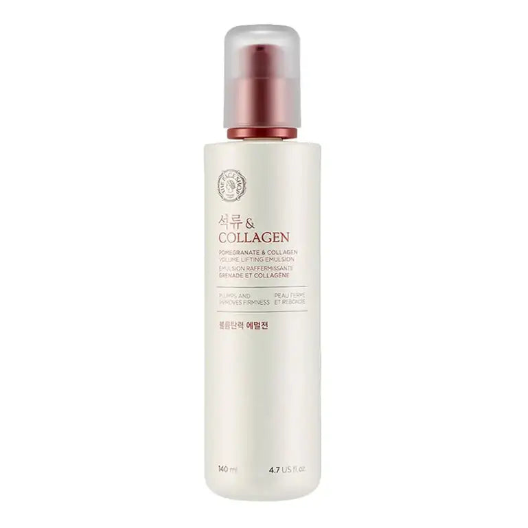 The Face Shop POMEGRANATE AND COLLAGEN VOLUME LIFTING EMULSION 140ml Korean beauty product image 1