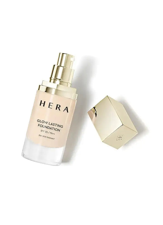HERA GLOW LASTING FOUNDATION SPF 25 / PA++ 35ml - 13N1 Porcelain Korean beauty product image 2