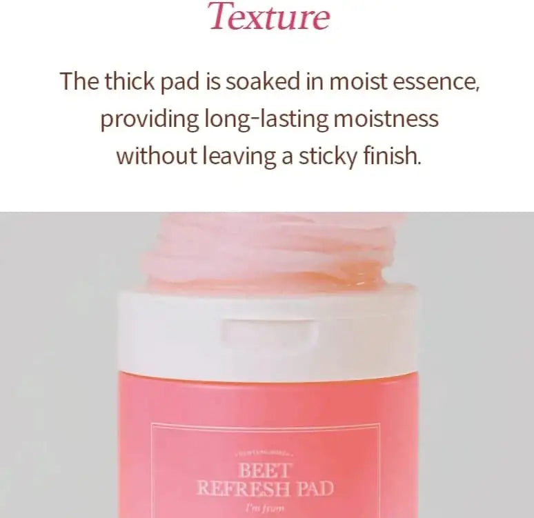 I’m From Beet Refresh Pad - 60 Sheets Korean beauty product image 7