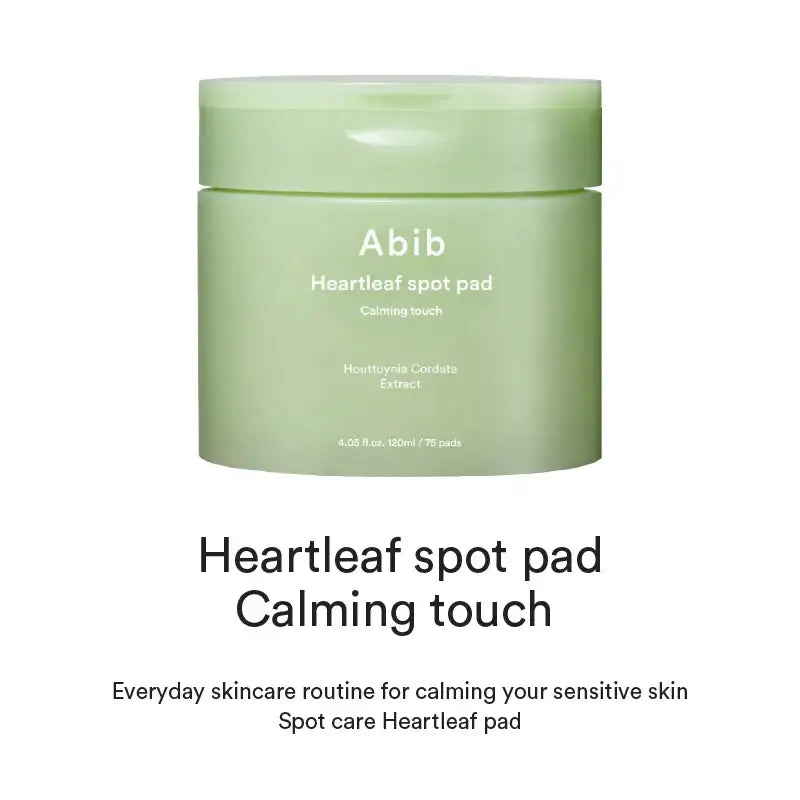 Abib Heartleaf spot pad Calming touch double-sided toner pads, 100% cotton, 80 pads 150ml — product detail 6