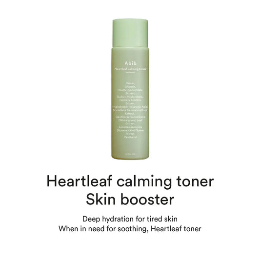 Abib Heartleaf calming toner Skin Booster 200ml bottle — product detail 2