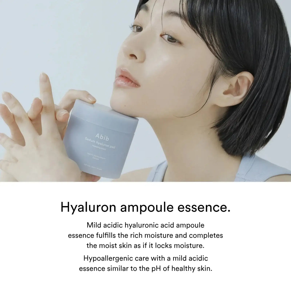 Abib Sedum Hyaluron Hydrating Touch toner pads, micro-embossed sheet, 165ml, 75 pads — product detail 10