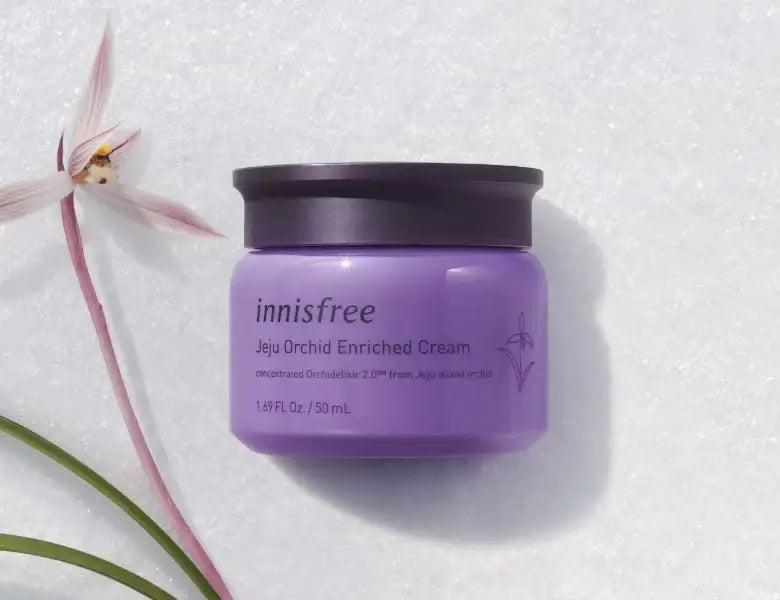 Innisfree Jeju Orchid Enriched Cream 50ml Korean beauty product image 5
