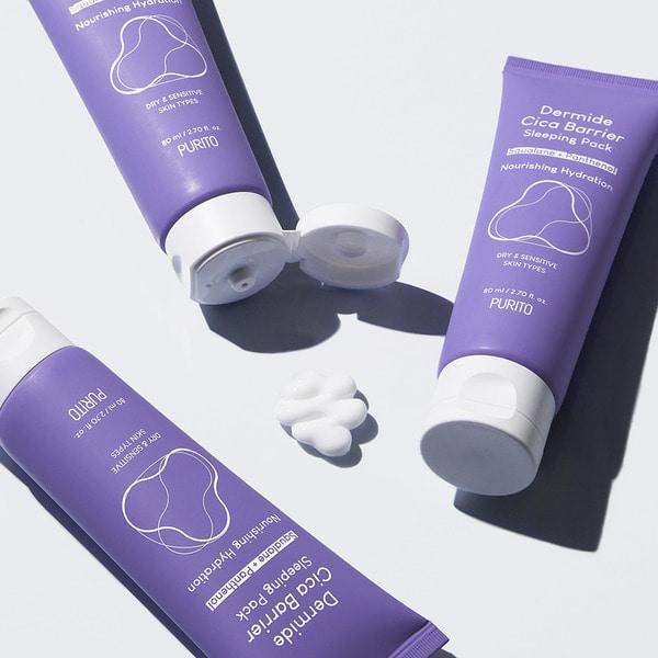 Purito Dermide Cica Barrier Sleeping Pack 80ml Korean product view 5