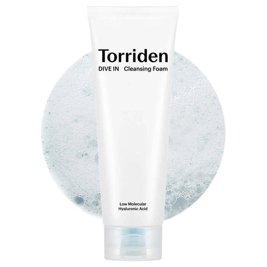 Torriden DIVE IN Low Molecular Hyaluronic Acid Cleansing Foam 150ml Korean skincare product image 2