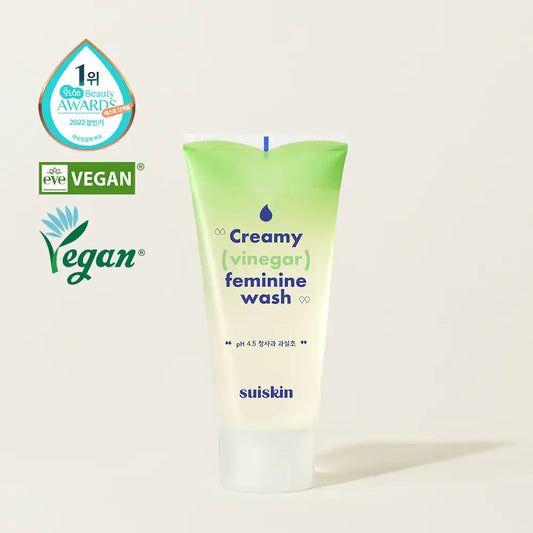 SUISKIN Creamy (vinegar) Feminine Wash 200ml Korean skincare product view 2
