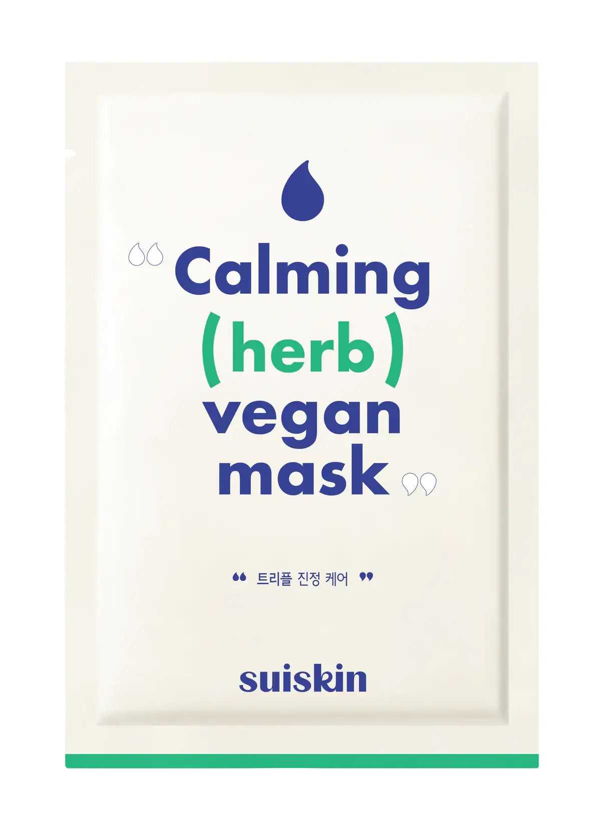 SUISKIN Calming (herb) Vegan Mask box Korean skincare product view 3