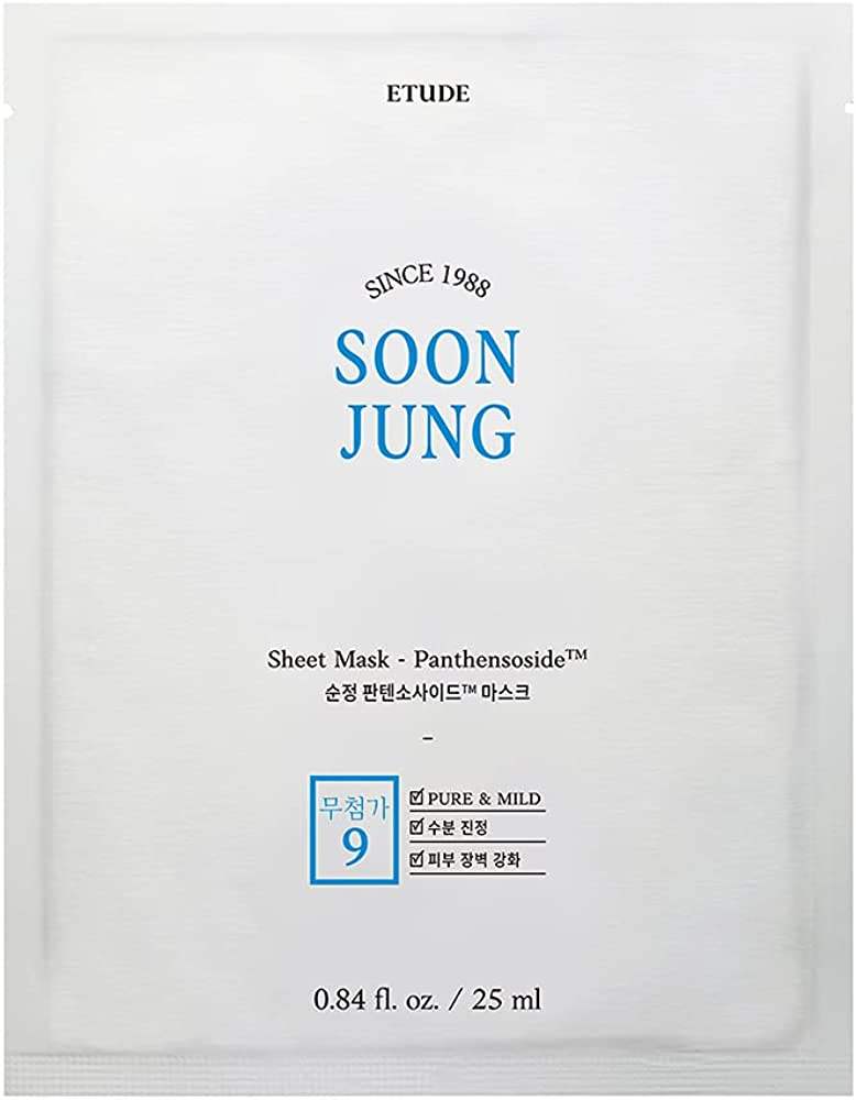 Etude House SoonJung Mask Panthensoside 10 sheets Korean beauty product image 2