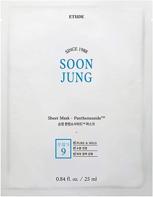 Etude House SoonJung Mask Panthensoside 10 sheets Korean beauty product image 2