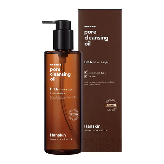 Hanskin BHA Pore Cleansing Oil 300ml Korean beauty product image 2