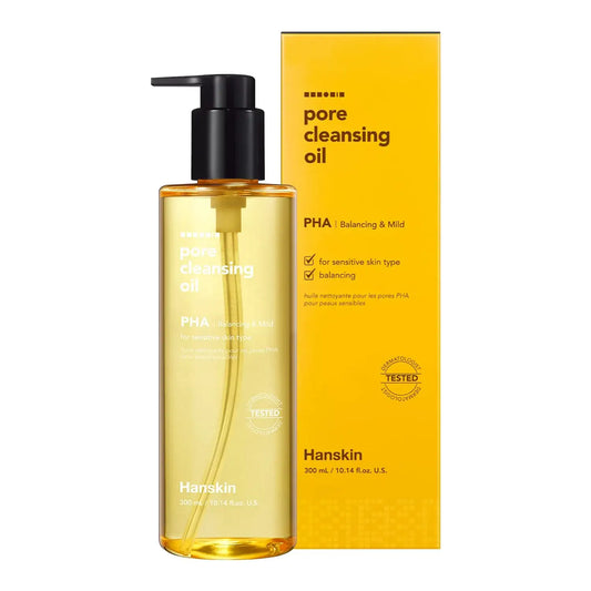 Hanskin PHA Pore Cleansing Oil 300ml Korean beauty product image 2