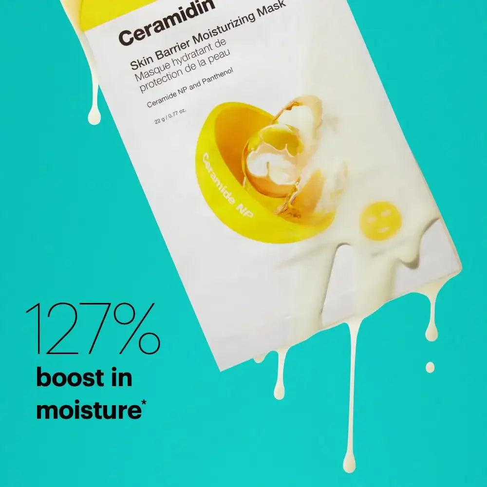 Dr.Jart+ CERAMIDIN SKIN BARRIER MOISTURIZING MASK 22g - 1pc Korean skincare product image 3