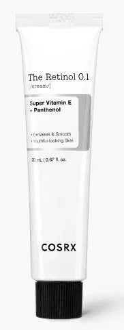 COSRX The Retinol 0.1 Cream with Super Vitamin E & Panthenol for firm, smooth, youthful skin