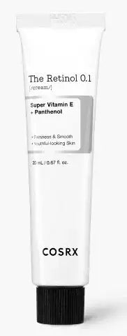 COSRX The Retinol 0.1 cream with Super Vitamin E & Panthenol for firm, smooth skin